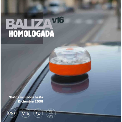 LUZ EMERGENCIA - BALIZA V16 HOMOLOGADA DGT